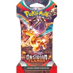 Llamas Obsidianas Sleeved Booster Pack | Español