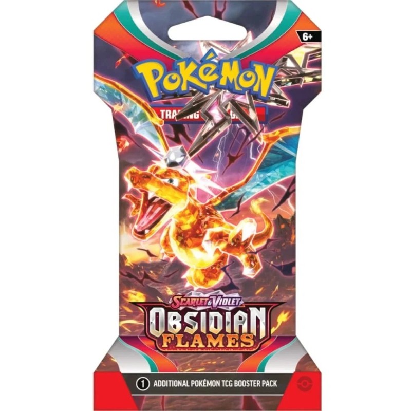 Llamas Obsidianas Sleeved Booster Pack | Español
