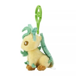 Leafeon mascot with carabiner