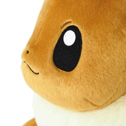 Life-size Eevee lying down