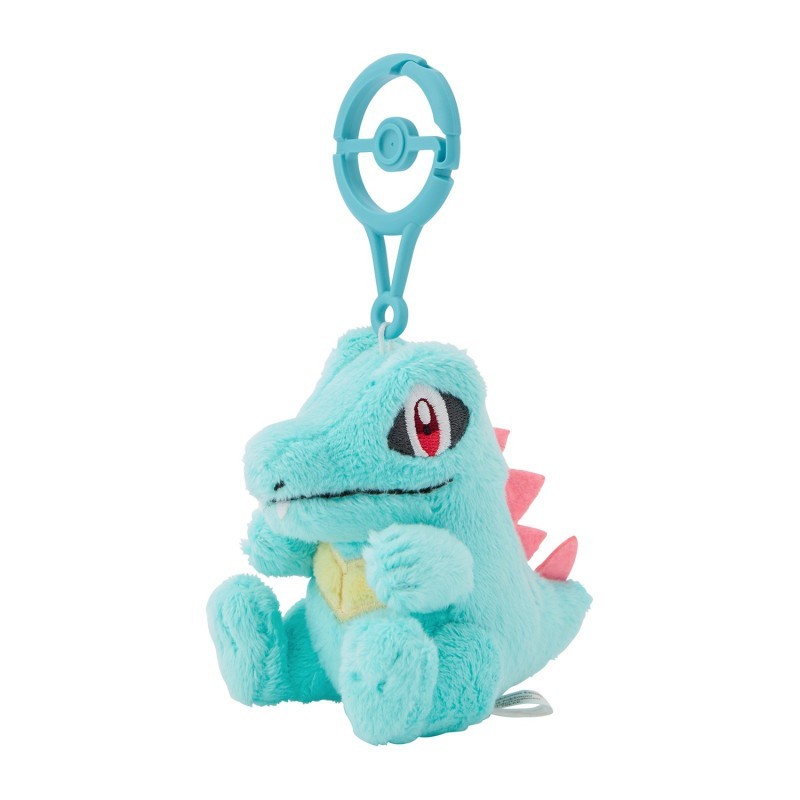 Totodile mascot with carabiner