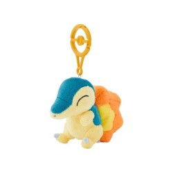 Cyndaquil mascot with carabiner