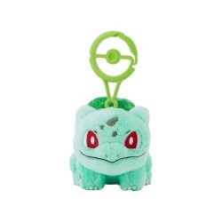 Bulbasaur mascot with carabiner