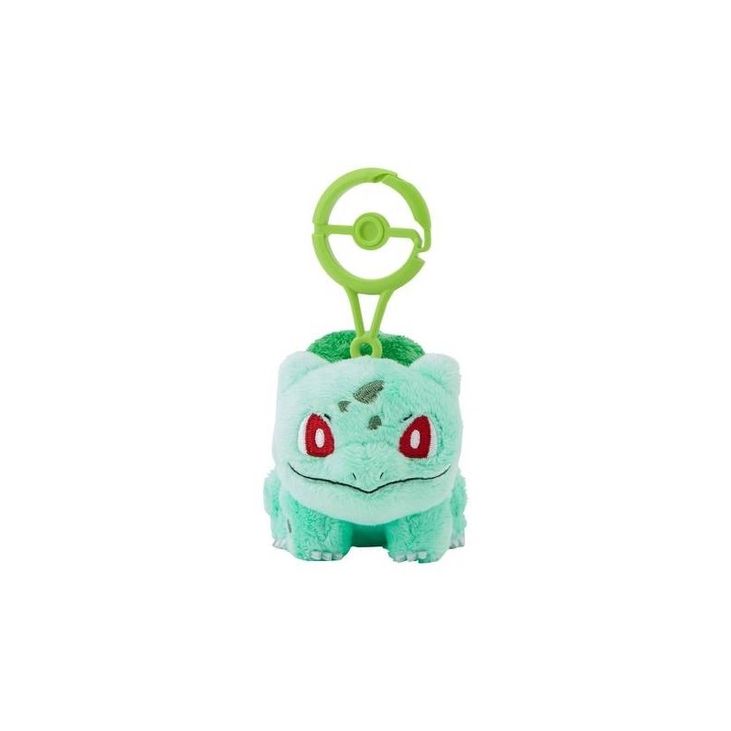 Bulbasaur mascot with carabiner
