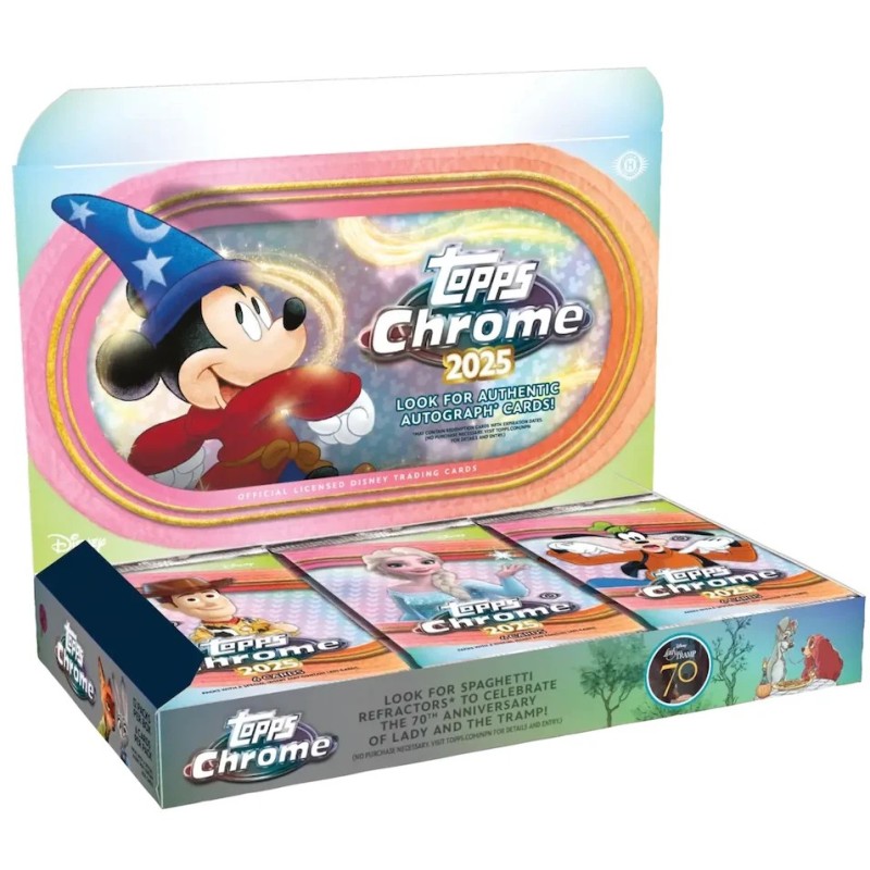Topps Chrome Disney 2025 Hobby Box